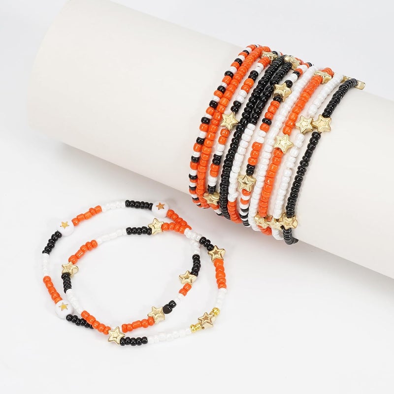 Briutn 4th of July Beaded Bracelets with American Flag Stars Charms USA Jewelry - Image 3
